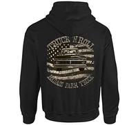 Truck n Roll Shirts USA Pickup F100 Chevy Apache Blazer C10 Mercury Hot Rod, 70s F100 Sweat à capuche, XL