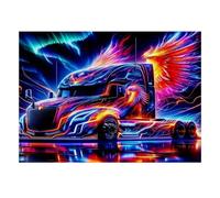 Truck Phoenix Light 1000pcs pour Adultes Mini Puzzle Cadeau d'anniversaire | 38x26cm Carton Décor Salon Structure Durable Cadeau D'anniversaire Relaxation