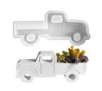 Truck Resin Mold - Silicone Durable Vehicle Casting Mould, Flexible Non-stick Chocolate Plaster Tool, DIY Epoxy Cement Ornament Tray, Easy Clean Homemade Crafting Supply For Creative Art Projects