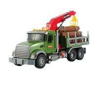 Truck Trum avec 3 poubelles - jouet pour camion forestier, jouet à poutre avec lumières et sons | Jeu de camion de remorquage pour 3-8 ans, jouets pour camions et remorques