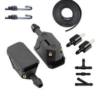 Truck&Vans Buses de lave-glace pour bras d'essuie-glace de 8 à 9 mm compatibles avec Ford Transit, Mercedes Sprinter, VW Crafter, Fiat Ducato, Volvo, DAF, Scania Iveco - Jets de lave-glace Click&Fit