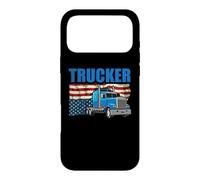 Trucker American Flag Funny Trucking Truck Driver Coque pour iPhone 17 Pro Max