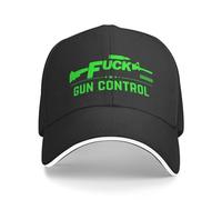 Trucker Cap À Bas Le Contrôle des Armes À Feu Casquettes De Baseball Léger Base-Ball Capuchon Anti-UV Chapeau Soleil pour Golf Cadeau Voyages