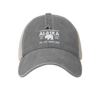 Trucker Cap Alaska The Last Frontliner 1959 Casquette Baseball Tendance Chapeau Sports Anti-UV Casquettes De Baseball Für Cadeau Golf Outdoor