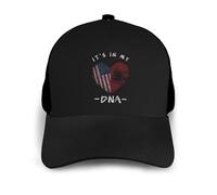 Trucker Cap Albania It's in My DNA Albanian USA Flag Base-Ball Capuchon Réglable Chapeau Soleil Tendance Casquettes De Baseball pour Outdoor Golf Voyages
