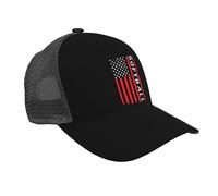 Trucker Cap American Flag Softball Casquettes De Baseball Anti-UV Base-Ball Capuchon Tendance Chapeau Sports pour Voyages Course À Pied Outdoor