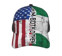 Trucker Cap Amitié Entre Le Drapeau Américain Et Le Drapeau du Nigeria Casquettes De Baseball Unisexe Casquette Baseball Réglable Chapeau Sports Outdoor pour Golf Course À Pied