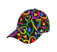 Trucker Cap Arc-en-Ciel De La Gay Pride Base-Ball Capuchon Tendance Casquette Baseball Unisexe Chapeau Sports pour Voyages Course À Pied Golf