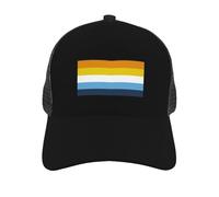 Trucker Cap Aroace Pride Lgbta Chapeau Sports Tendance Casquette Baseball Léger Base-Ball Capuchon Cadeau pour Golf Course À Pied