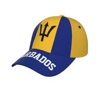 Trucker Cap Barbade-14 Joli Drapeau Réglable Casquettes De Baseball | Baseball Cap Unisexe Chapeaux Pare-Soleil Tendance Strapback Cap Pour Golf Cadeau Voyages