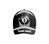 Trucker Cap Billard 8 Ball Thunder Tendance Base-Ball Capuchon | Casquettes de Baseball Réglable Strapback Cap Unisexe Chapeaux Pare-Soleil Pour Golf Course à Pied Voyages