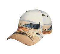 Trucker Cap Boat on The Beach3 Base-Ball Capuchon Tendance Casquettes De Baseball Anti-UV Chapeau Sports pour Course À Pied Outdoor Cadeau