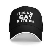 Trucker Cap Ce n'est Pas Gay Si C'est La TSA Base-Ball Capuchon Anti-UV Chapeau Soleil Unisexe pour Golf Course À Pied