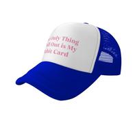 Trucker Cap Ce Que Je Sors, C'est Ma Carte De Débit Casquettes De Baseball Unisexe Base-Ball Capuchon Léger pour Voyages Course À Pied