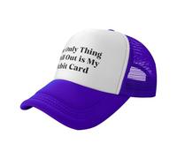 Trucker Cap Ce Que Je Sors, C'est Ma Carte De Débit Casquettes De Baseball Unisexe Base-Ball Capuchon Réglable pour Cadeau Golf