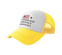 Trucker Cap C'est Une Bonne Journée pour Protéger La Démocratie Casquette Baseball Tendance Chapeau Sports Anti-UV pour Cadeau Golf