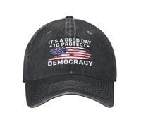 Trucker Cap C'est Une Bonne Journée pour Protéger La Démocratie Casquettes De Baseball Anti-UV Base-Ball Capuchon Unisexe pour Voyages Golf