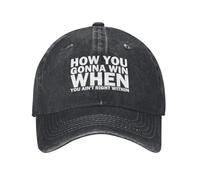 Trucker Cap Comment Gagner Quand on n'est Pas Bien À L'Intérieur Base-Ball Capuchon Léger Chapeau Soleil Tendance pour Course À Pied Golf