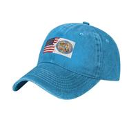 Trucker Cap Comté De Franklin Cool Baseball Cap Adjustable Denim Casquette pour pour Voyage Extérieur Les Saisons