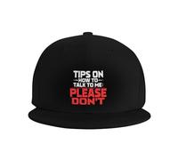 Trucker Cap Conseils pour Me Parler, s'il Vous Plaît, Ne Le Faites Pas Casquettes De Baseball Réglable Base-Ball Capuchon Anti-UV Casquette Baseball pour Cadeau Voyages Golf