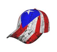 Trucker Cap Cute Puerto Rico Flag Base-Ball Capuchon Unisexe Chapeau Sports Léger Casquettes De Baseball pour Cadeau Outdoor Golf