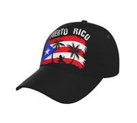 Trucker Cap Cute Puerto Rico Flag Chapeau Sports Réglable Base-Ball Capuchon Léger Casquettes De Baseball pour Course À Pied Voyages Cadeau