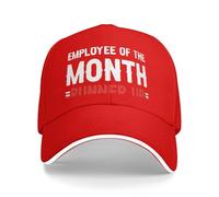 Trucker Cap Deuxième Place pour L'Employé du Mois Chapeau Sports Anti-UV Casquettes De Baseball Unisexe pour Golf Outdoor