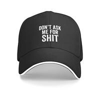 Trucker Cap Don't Ask Me for Shit Casquettes De Baseball Tendance Base-Ball Capuchon Réglable Casquette Baseball pour Voyages Cadeau Golf