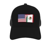 Trucker Cap Drapeau De L'Amitié Entre Les États-Unis Et Le Mexique Casquettes De Baseball Unisexe Chapeau Soleil Réglable Chapeau Sports Outdoor pour Cadeau Golf