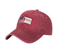 Trucker Cap Drapeau De Nitro Boucle De Réglage en Métal Baseball Cap Conception De Trou Respirant Denim Baseball Chapeau pour Outdoor Les Saisons Plein Air