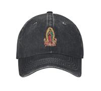Trucker Cap Holly Mary Blessed Virgin Mary Our Lady of Guadalupe Mother of God Black Casquettes De Baseball Réglable Base-Ball Capuchon Unisexe Chapeau Soleil pour Cadeau Golf Outdoor