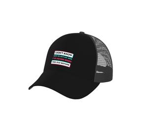 Trucker Cap I Don't Know How to Act My Age I've Never Been This Old Before Casquette Baseball Réglable Chapeau Sports Tendance Casquettes De Baseball pour Cadeau Outdoor Voyages