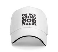 Trucker Cap I'm Bob Doing Bob Things Funny Saying Gift Chapeau Sports Léger Casquettes De Baseball Réglable Casquette Baseball Für Golf Outdoor Voyages