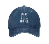 Trucker Cap Je Serai dans Mon Bureau en Tant Que Chef Pâtissier Chapeau Soleil Léger Base-Ball Capuchon Unisexe pour Outdoor Golf
