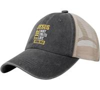 Trucker Cap Jesus The Way Truth Life John 14：6 Christianty Scripture Casquettes De Baseball Léger Chapeau Soleil Tendance Base-Ball Capuchon Für Outdoor Voyages Cadeau