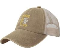 Trucker Cap Jesus The Way Truth Life John 14：6 Christianty Scripture Casquettes De Baseball Tendance Base-Ball Capuchon Réglable Chapeau Soleil Für Golf Course À Pied Outdoor