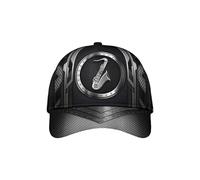 Trucker Cap Musique De Saxophone Léger Casquettes De Baseball | Strapback Cap Réglable Chapeaux Pare-Soleil Anti-UV Baseball Cap Pour Cadeau Outdoor Course à Pied