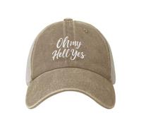 Trucker Cap Oh Mon Dieu, Oui Chapeau Soleil Tendance Casquette Baseball Anti-UV pour Golf Course À Pied