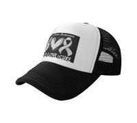 Trucker Cap Paix, Amour, Guérison, Cancers du Sein Et du Cerveau, Sensibilisation Base-Ball Capuchon Léger Casquette Baseball Réglable Casquettes De Baseball pour Cadeau Voyages Golf