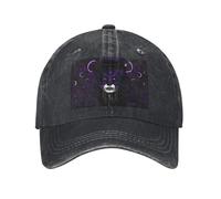 Trucker Cap Purple Black Goth Spooky Chapeau Soleil Léger Chapeau Sports Anti-UV Base-Ball Capuchon Für Outdoor Cadeau Voyages