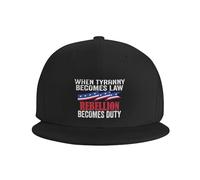 Trucker Cap Quand La Tyrannie Devient Loi, La Rébellion Devient Devoir Casquette Baseball Léger Casquettes De Baseball Réglable Chapeau Sports pour Course À Pied Golf Cadeau