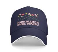 Trucker Cap Radicalisé par La Décence Élémentaire Radicalisé par La Décence Élémentaire Résister Casquette Baseball Anti-UV Casquettes De Baseball Réglable pour Cadeau Golf