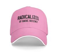 Trucker Cap Radicalisé par La Décence Élémentaire Radicalisé par La Décence Élémentaire Résister Casquettes De Baseball Léger Base-Ball Capuchon Unisexe pour Golf Course À Pied
