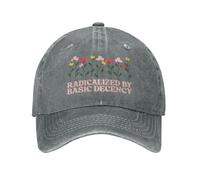 Trucker Cap Radicalisé par La Décence Élémentaire Radicalisé par La Décence Élémentaire Résister Casquette Baseball Unisexe Chapeau Sports Anti-UV pour Course À Pied Outdoor