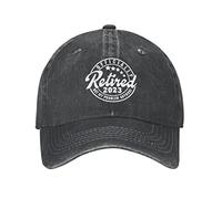 Trucker Cap Retired 2023 Not My Problem Anymore Vintage Retirement Novelty Chapeau Soleil Léger Casquette Baseball Unisexe Base-Ball Capuchon pour Outdoor Voyages Course À Pied