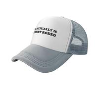 Trucker Cap This Actually is My First Rodeo Base-Ball Capuchon Tendance Baseball Casquettes Léger Casquettes De Baseball pour Outdoor Voyages Course À Pied