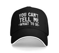 Trucker Cap Tu Ne Peux Pas Me Dire Quoi Faire Chapeau Soleil Anti-UV Base-Ball Capuchon Unisexe pour Cadeau Golf