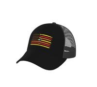 Trucker Cap Us and Senyera Valenciana Preautonòmica Casquette Baseball Tendance Chapeau Soleil Léger Chapeau Sports pour Voyages Cadeau Course À Pied
