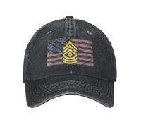 Trucker Cap Us Army Rank 1Sg First Chapeau Soleil Léger Casquette Baseball Tendance Base-Ball Capuchon pour Course À Pied Golf Voyages