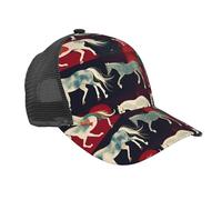 Trucker Cap Various Kinds of Horses Casquettes De Baseball Réglable Casquette Baseball Unisexe Chapeau Sports pour Cadeau Voyages Course À Pied